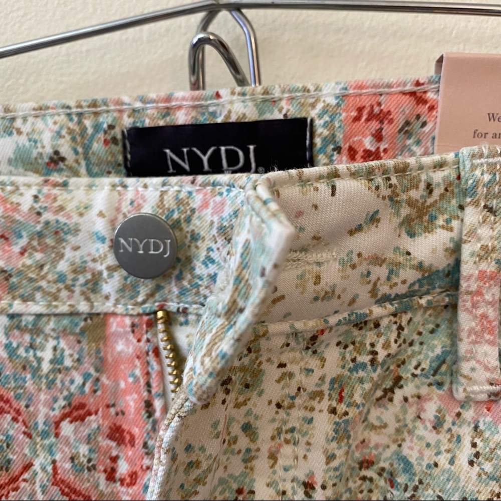 NYDJ Ami Skinny cropped jeans in Canyon Clay Paisley size 12 - Picture 6 of 11